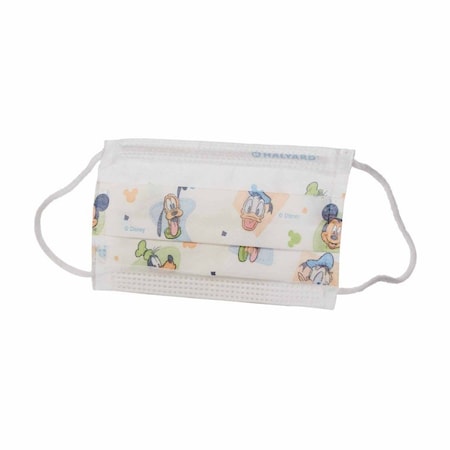 Halyard Procedure Mask Pleated Earloops Child Size Kid Design Disney NonSterile Not Rated Pediatric, 75PK 32856